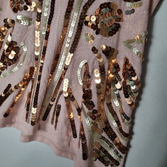 Almost Famous Pink Sequin Tank Top - Picture 6 of 12